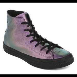*Never worn* Iridescent Converse All Star sneakers